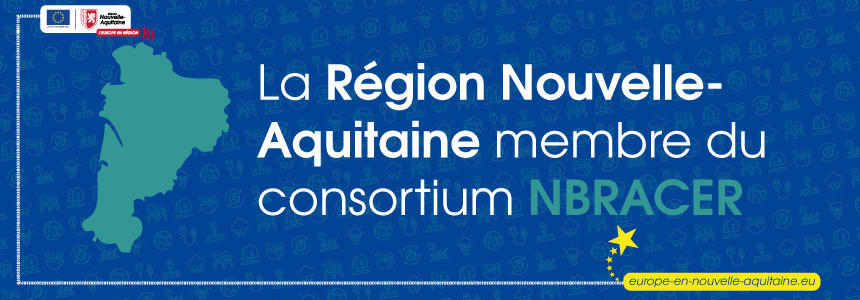 Carte de la Nouvelle-Aquitaine Projet NBRACER