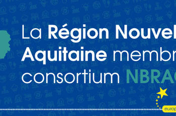 Carte de la Nouvelle-Aquitaine Projet NBRACER